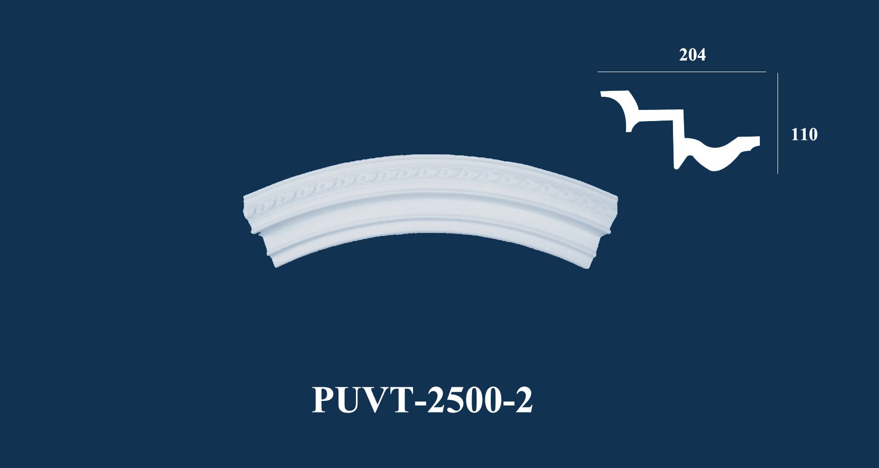 VÒM TRẦN TRÒN PUVT - 2500 - 2